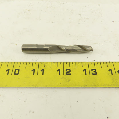 3/8" 2 Flute Spiral Solid Carbide Square End Mill 3/8" Shank 3" OAL