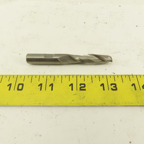 3/8" 2 Flute Spiral Solid Carbide Square End Mill 3/8" Shank 3" OAL
