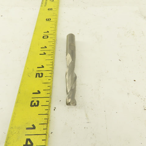 3/8" 2 Flute Spiral Solid Carbide Square End Mill 3/8" Shank 3" OAL