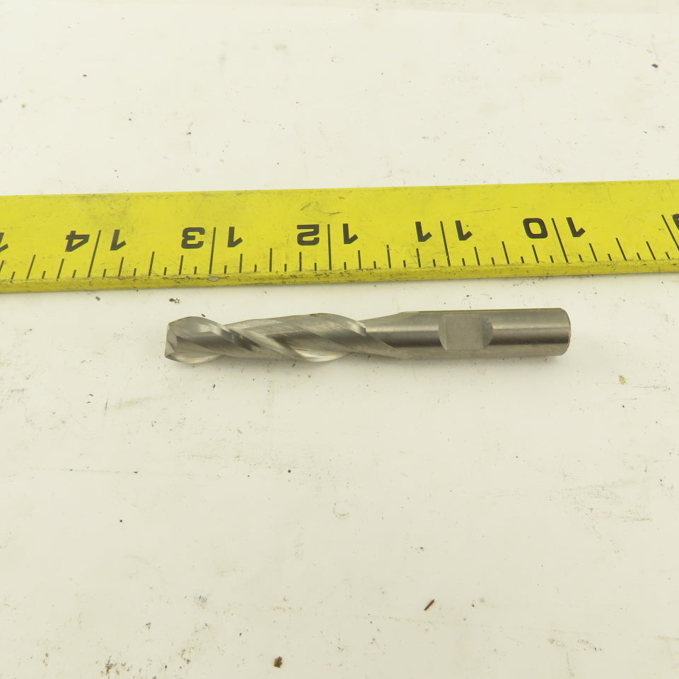 3/8" 2 Flute Spiral Solid Carbide Square End Mill 3/8" Shank 3" OAL