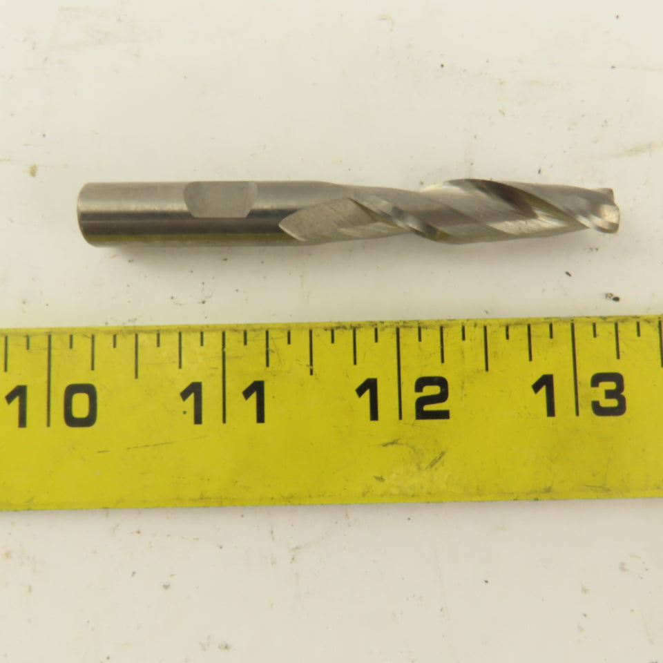 3/8" 2 Flute Spiral Solid Carbide Square End Mill 3/8" Shank 3" OAL