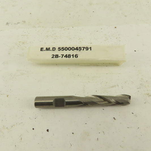 3/8" 2 Flute Spiral Solid Carbide Square End Mill 3/8" Shank 3" OAL