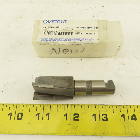 Metcut 200-1087 7/8" 4 Flute Piloted Counterbore Quick Change Shank