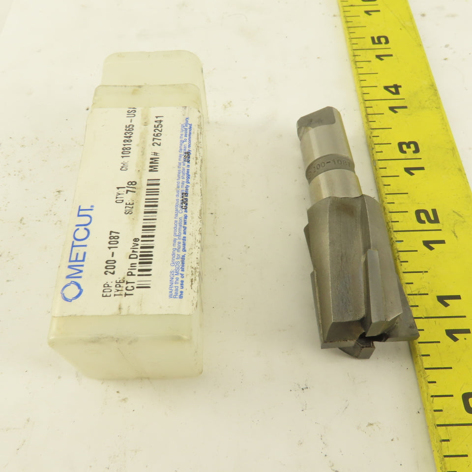 Metcut 200-1087 7/8" 4 Flute Piloted Counterbore Quick Change Shank