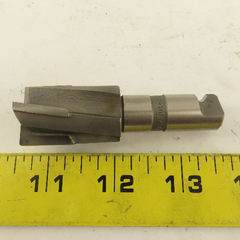 Metcut 200-1087 7/8" 4 Flute Piloted Counterbore Quick Change Shank
