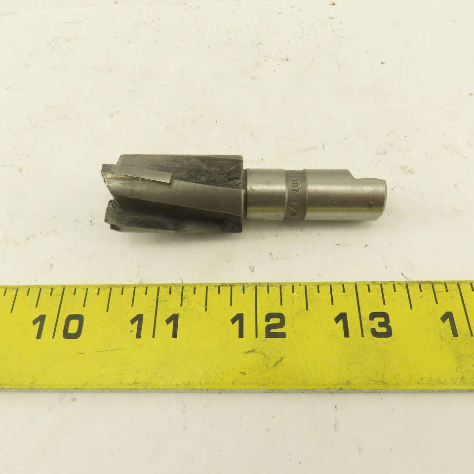 Metcut 200-1087 7/8" 4 Flute Piloted Counterbore Quick Change Shank
