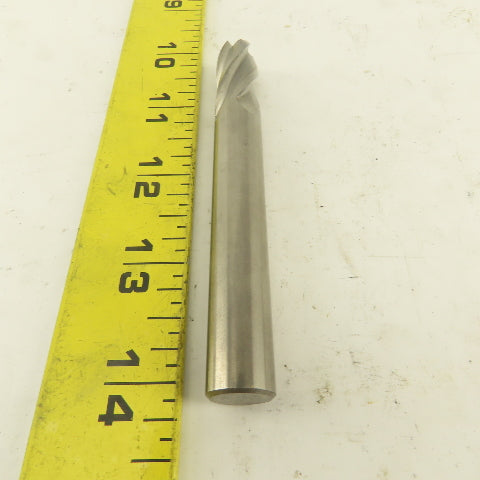 1/2" Solid Carbide End Mill 4 Flute Spiral Square 1/2" Shank 4" OAL