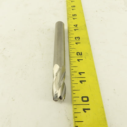1/2" Solid Carbide End Mill 4 Flute Spiral Square 1/2" Shank 4" OAL