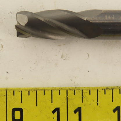 1/2" Solid Carbide End Mill 4 Flute Spiral Square 1/2" Shank 3-1/2" OAL