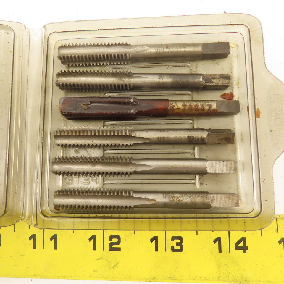 Regal Beloit 011872AS 3/8-16 NC 4 Flute Straight Hand Bottoming Tap Lot Of 5