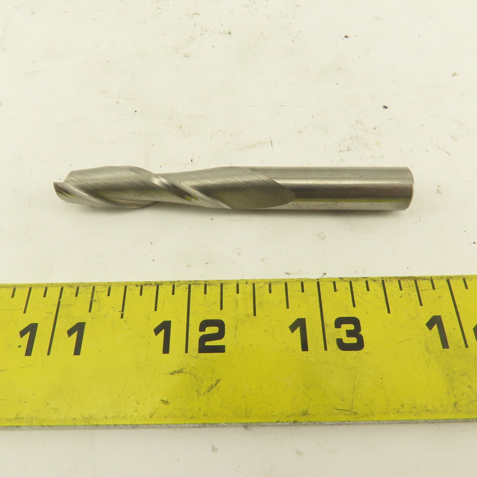 3/8" Solid Carbide 2 Flute Square End Mill 3" OAL