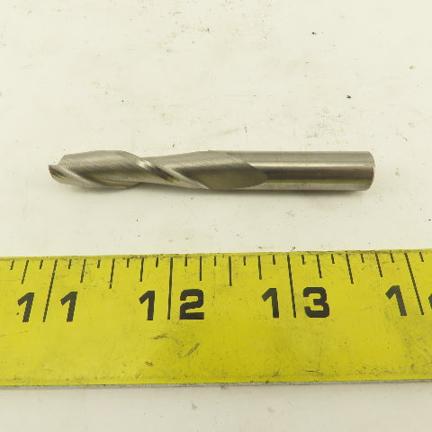 3/8" Solid Carbide 2 Flute Square End Mill 3" OAL