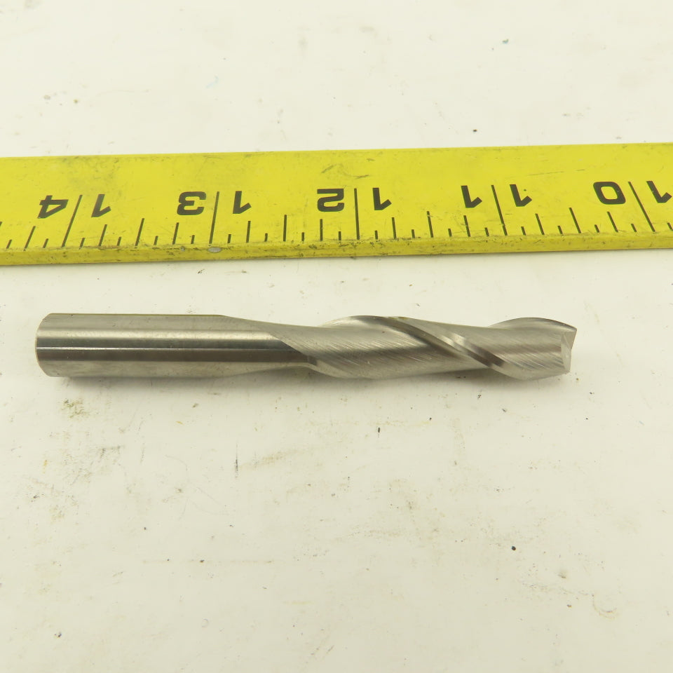 3/8" Solid Carbide 2 Flute Square End Mill 3" OAL