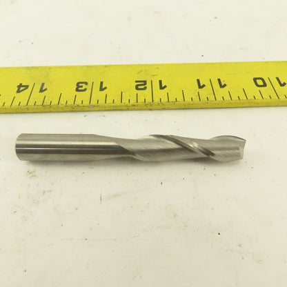 3/8" Solid Carbide 2 Flute Square End Mill 3" OAL