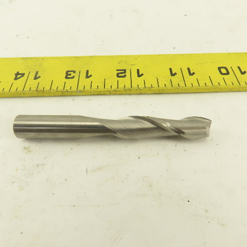 3/8" Solid Carbide 2 Flute Square End Mill 3" OAL