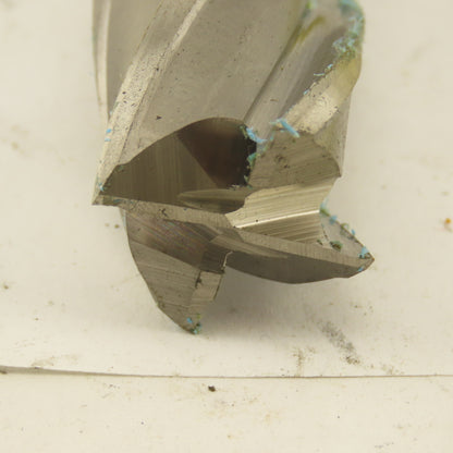 Niagara 7/8" Dia. 4 Flute Spiral End Mill Cutter 1" Shank 10-1/2" OAL