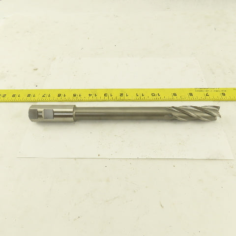 Niagara 7/8" Dia. 4 Flute Spiral End Mill Cutter 1" Shank 10-1/2" OAL