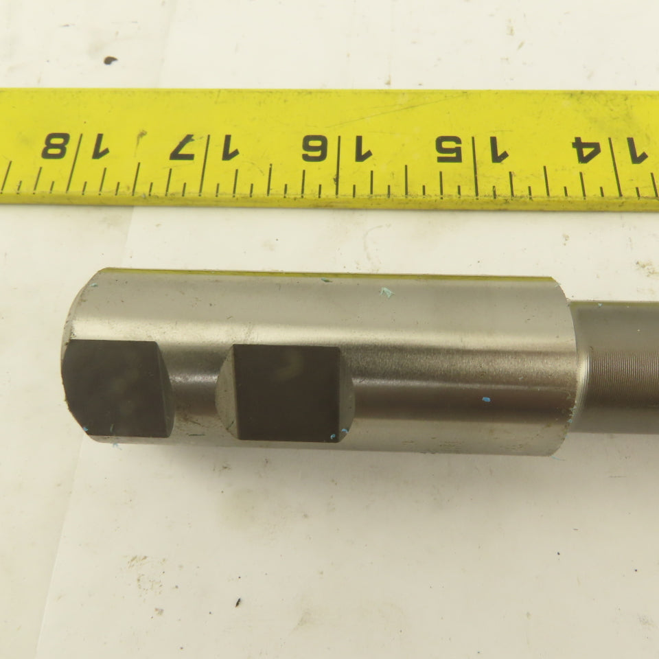 Niagara 7/8" Dia. 4 Flute Spiral End Mill Cutter 1" Shank 10-1/2" OAL