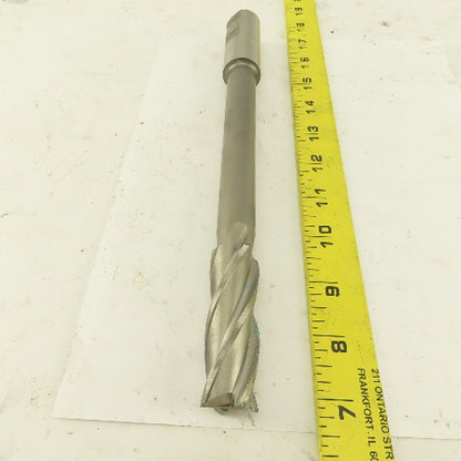 Niagara 7/8" Dia. 4 Flute Spiral End Mill Cutter 1" Shank 10-1/2" OAL