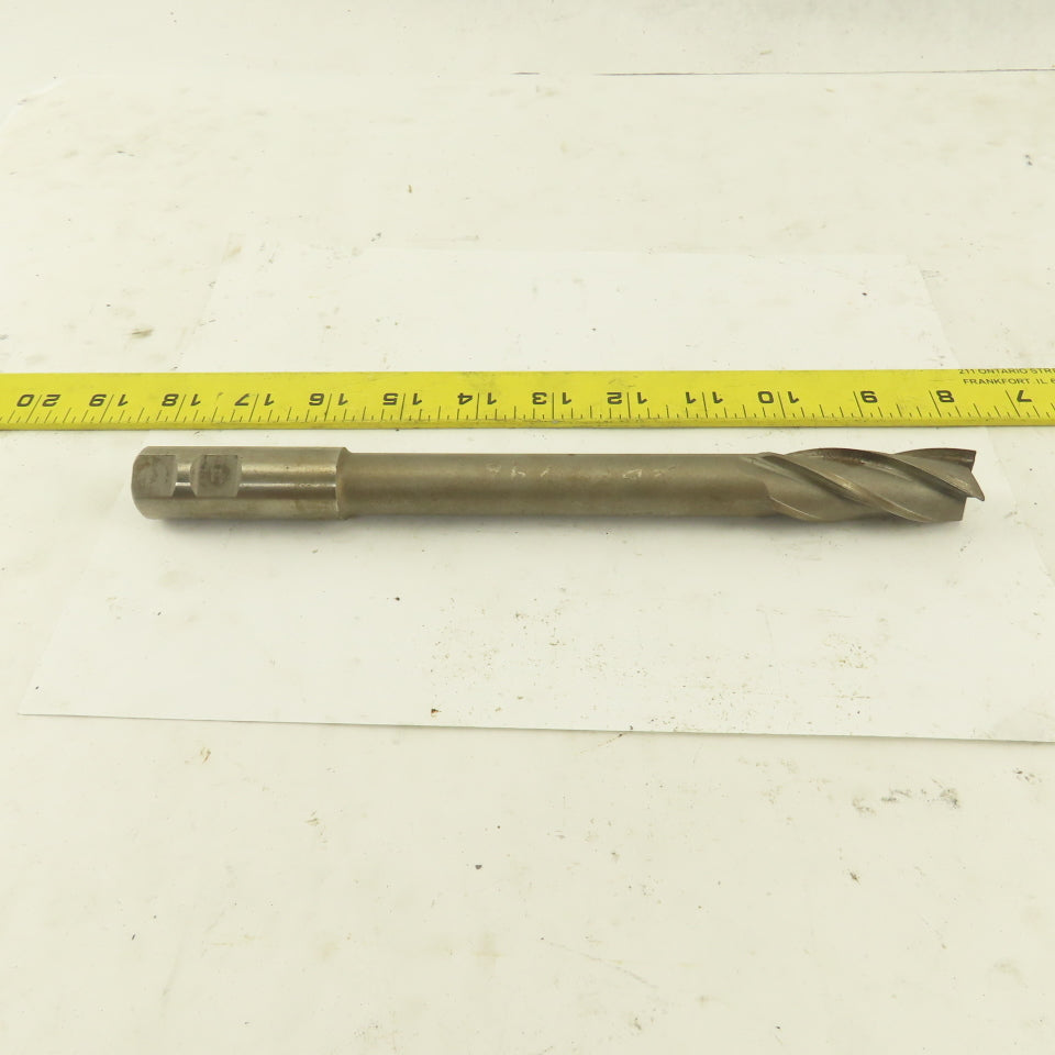 Niagara 7/8" Dia. 4 Flute End Mill 5.009 Lead 9-7/8" OAL