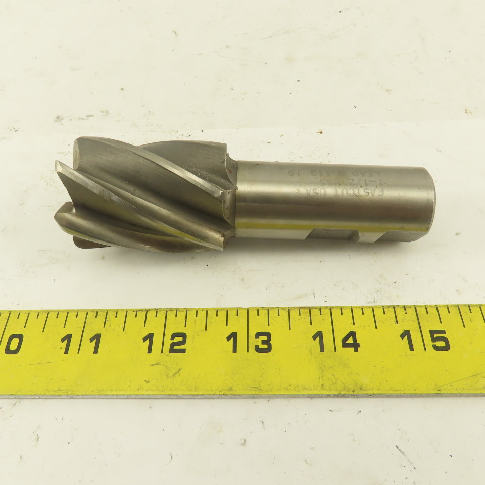 Fastcut 1-1/2" Dia. 6 Flute Spiral End Mill 4-1/2" OAL