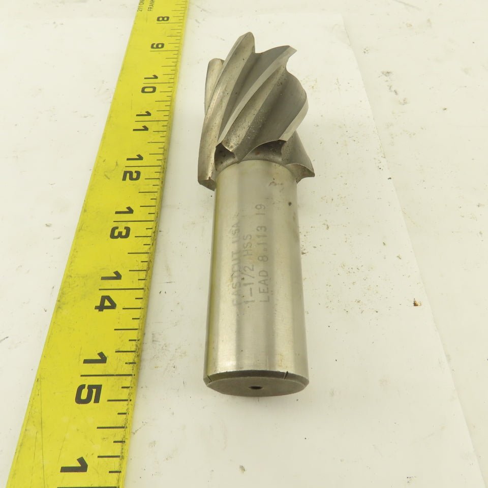 Fastcut 1-1/2" Dia. 6 Flute Spiral End Mill 4-1/2" OAL
