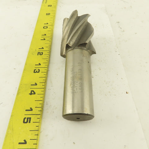 Fastcut 1-1/2" Dia. 6 Flute Spiral End Mill 4-1/2" OAL