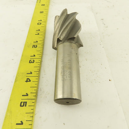 Fastcut 1-1/2" Dia. 6 Flute Spiral End Mill 4-1/2" OAL