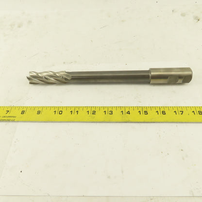 Niagara 7/8" Dia. 4 Flute Spiral End Mill 10-1/2" OAL 4.761 Lead