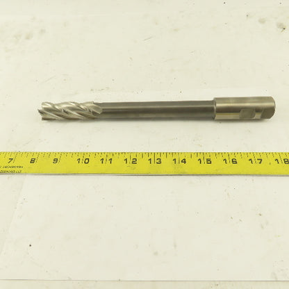 Niagara 7/8" Dia. 4 Flute Spiral End Mill 10-1/2" OAL 4.761 Lead