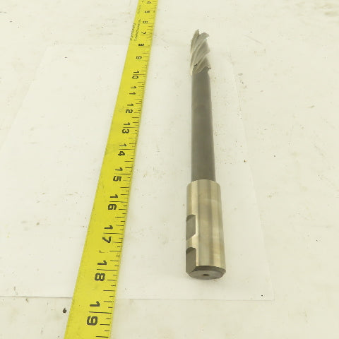 Niagara 7/8" Dia. 4 Flute Spiral End Mill 10-1/2" OAL 4.761 Lead