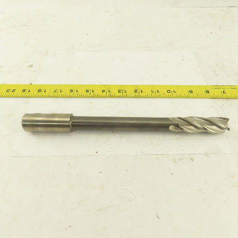 Niagara 7/8" Dia. 4 Flute Spiral End Mill 10-1/2" OAL 4.761 Lead