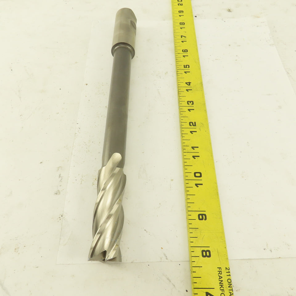 Niagara 7/8" Dia. 4 Flute Spiral End Mill 10-1/2" OAL 4.761 Lead