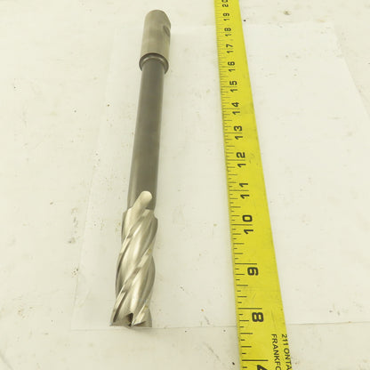 Niagara 7/8" Dia. 4 Flute Spiral End Mill 10-1/2" OAL 4.761 Lead