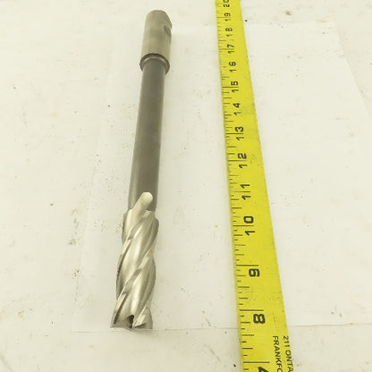 Niagara 7/8" Dia. 4 Flute Spiral End Mill 10-1/2" OAL 4.761 Lead