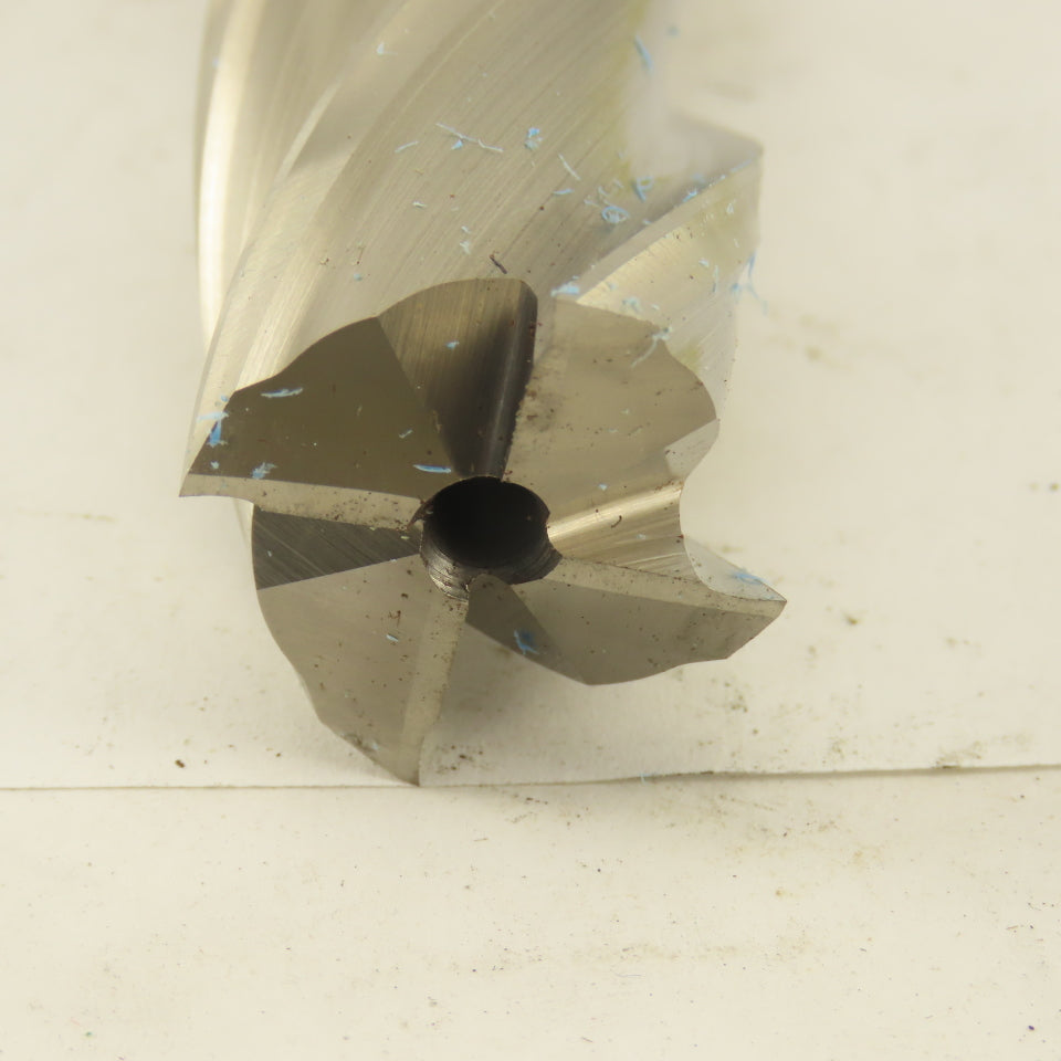 Niagara 7/8" Dia. 4 Flute Spiral End Mill 10-1/2" OAL 4.761 Lead