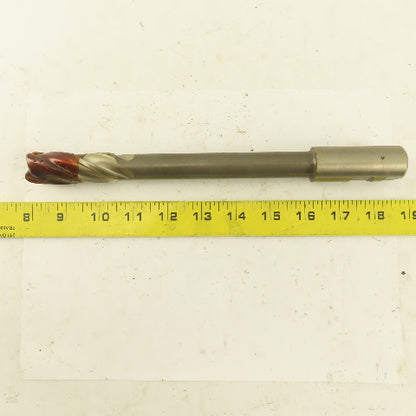 Niagara 7/8" Dia. 4 Flute Spiral End Mill M-7 Steel 10-1/2" OAL