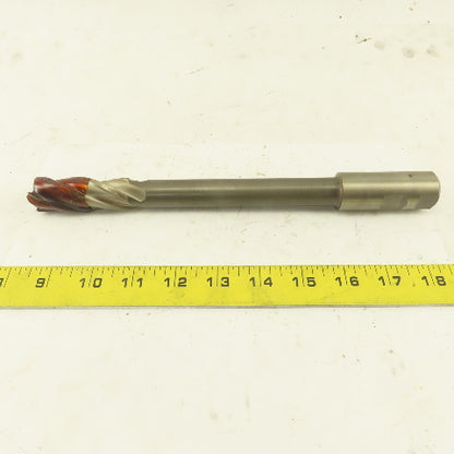 Niagara 7/8" Dia. 4 Flute Spiral End Mill M-7 Steel 10-1/2" OAL