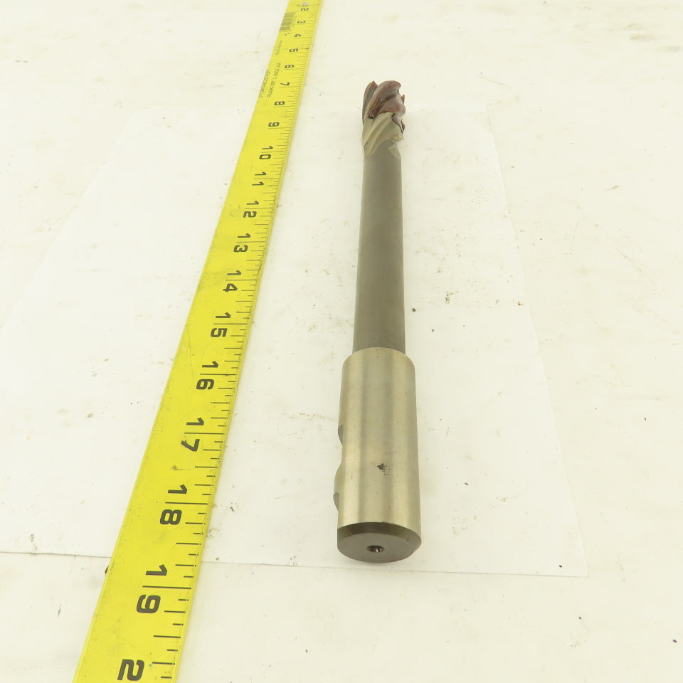 Niagara 7/8" Dia. 4 Flute Spiral End Mill M-7 Steel 10-1/2" OAL