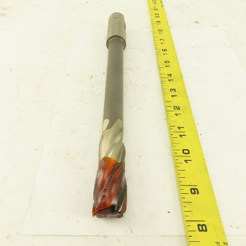 Niagara 7/8" Dia. 4 Flute Spiral End Mill M-7 Steel 10-1/2" OAL