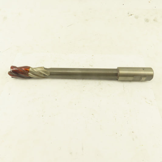 Niagara 7/8" Dia. 4 Flute Spiral End Mill M-7 Steel 10-1/2" OAL
