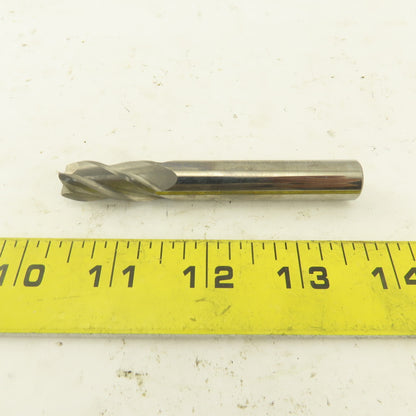 1/2" Dia. Solid Carbide 4 Flute Spiral Square End Mill 3-1/2" OAL 1" Flutes