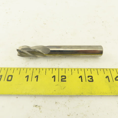 1/2" Dia. Solid Carbide 4 Flute Spiral Square End Mill 3-1/2" OAL 1" Flutes