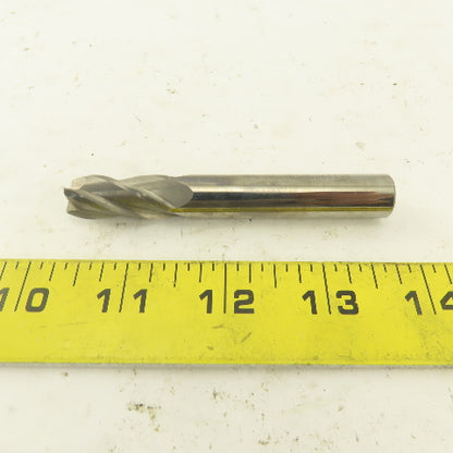 1/2" Dia. Solid Carbide 4 Flute Spiral Square End Mill 3-1/2" OAL 1" Flutes
