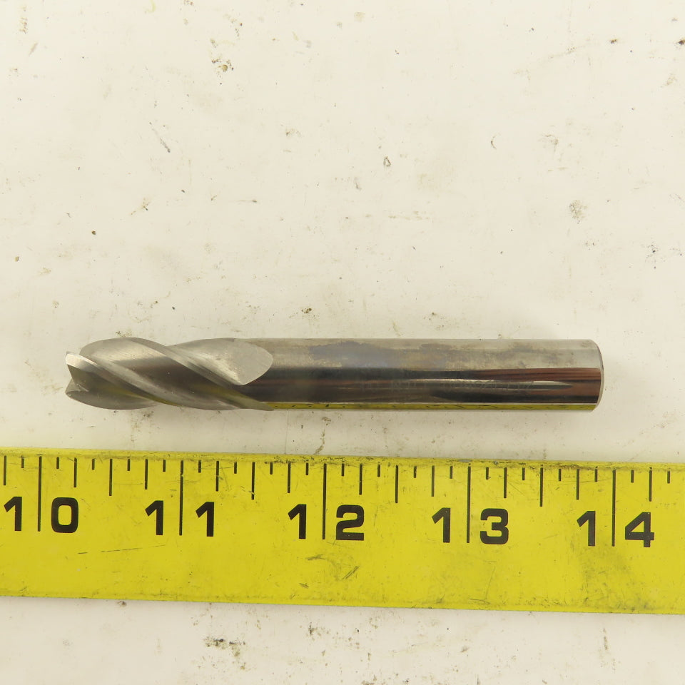 1/2" Dia. Solid Carbide 4 Flute Spiral Square End Mill 3-1/2" OAL 1" Flutes