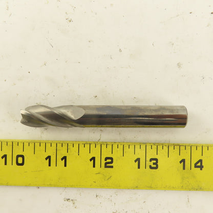 1/2" Dia. Solid Carbide 4 Flute Spiral Square End Mill 3-1/2" OAL 1" Flutes