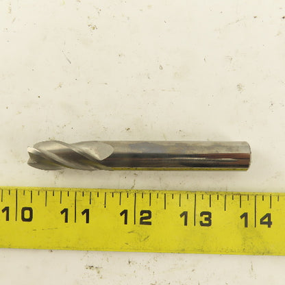1/2" Dia. Solid Carbide 4 Flute Spiral Square End Mill 3-1/2" OAL 1" Flutes