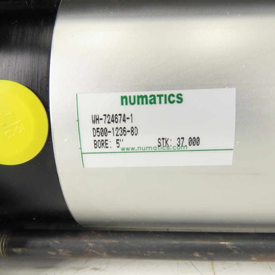 Numatics WH-724674-1 5" Bore 37" Stroke Double Acting Air Cylinder