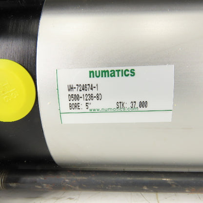 Numatics WH-724674-1 5" Bore 37" Stroke Double Acting Air Cylinder