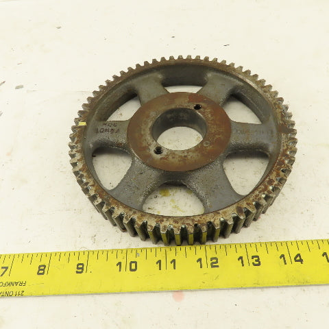 Browning  NCS10H64 6.60" OD x 1" 64T External Tooth Spur Gear H Bushing Bore